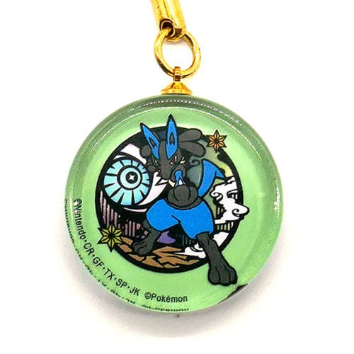 Paper-cutting series glass netsuke Lucario