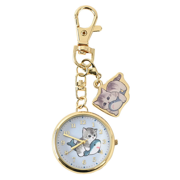 Mofusand Keychain Watch With Charm (Shark)