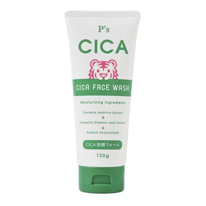 P's CICA FACE WASH - Face wash cream for acne, sensitive and vascular skin 130 g [With alcohol]