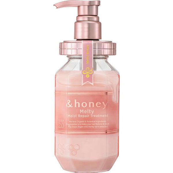 &Honey Melty Moist Repair Treatment - Smoothing and shiny hair conditioner based on honey 445ml [Alcohol-free]