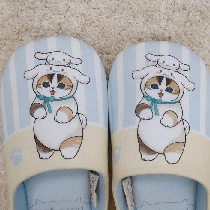 Mofusand× Sanrio Character Room Shoes (Cinnamolol)