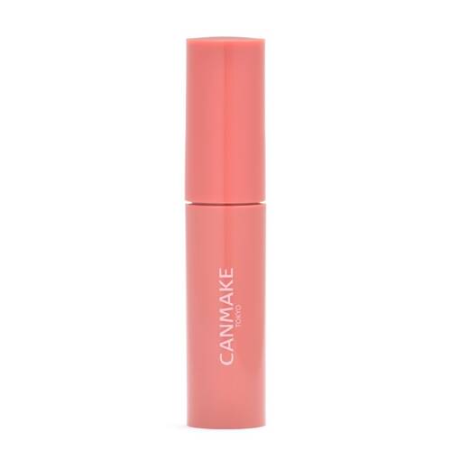 Canmake Glass Tint Syrup – Glossy, Sheer, and Plump Lip Tint 01 Tender Coral 3g [Alcohol-free]