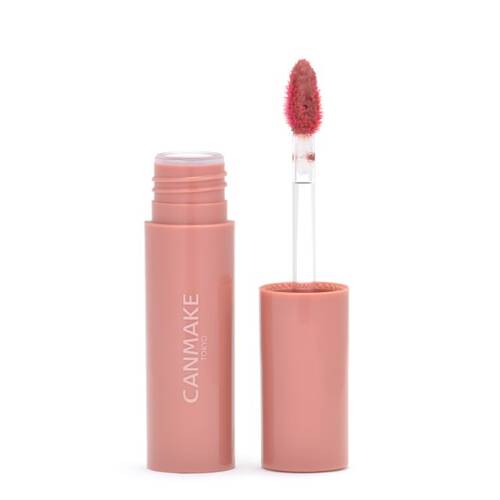 Canmake Glass Tint Syrup – Glossy, Sheer, and Plump Lip Tint 03 Gentle Beige 3g [Alcohol-free]