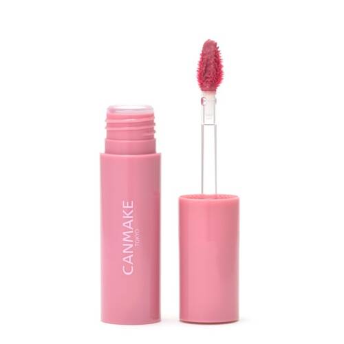 Canmake Glass Tint Syrup – Glossy, Sheer, and Plump Lip Tint 04 Blissful Pink 3g [Alcohol-free]