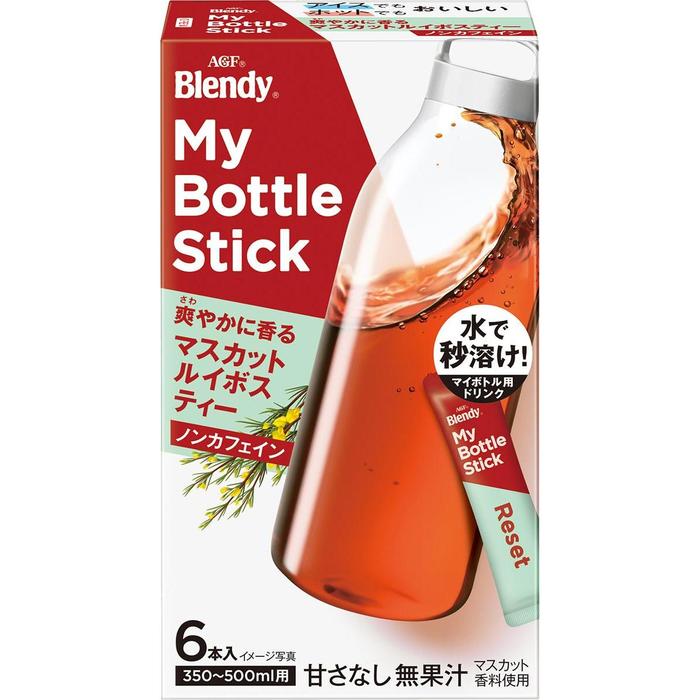 AGF Blendy My Bottle Stick – Refreshing Muscat Rooibos Tea Aroma 6 Sticks