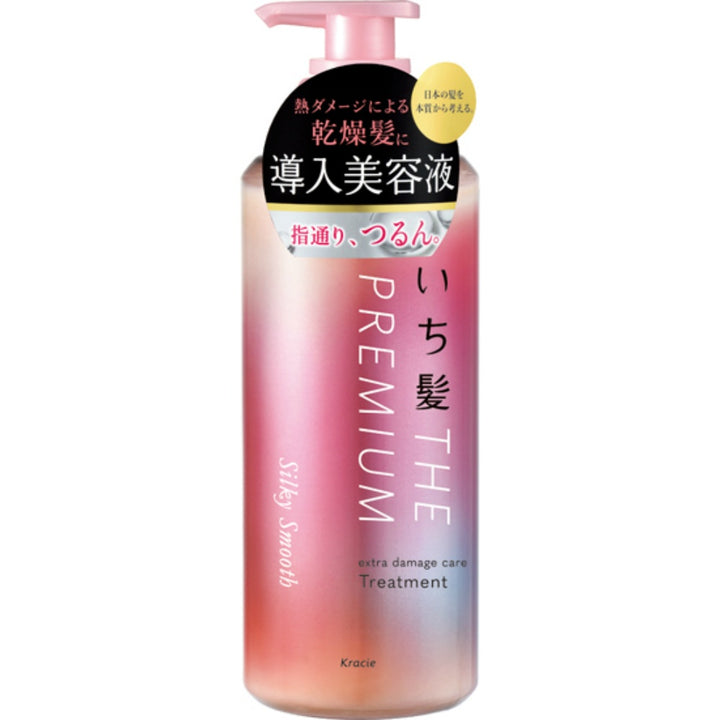 ICHIKAMI THE PREMIUM Extra Damage Care Treatment (Silky Smooth) 480ml [With alcohol]