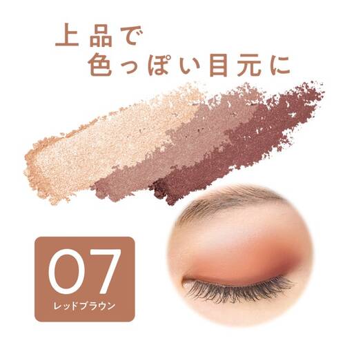 CEZANNE Tone Up Eyeshadow 07 Red Brown