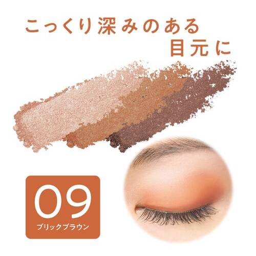 CEZANNE Tone Up Eyeshadow 09 Brick Brown