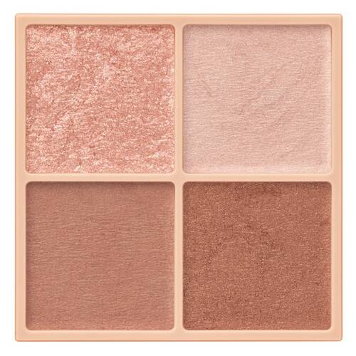 CEZANNE Beige Tone Eyeshadow- Palette of 4 shadows 4.3g[Alcohol-free] - 02 rosy beige