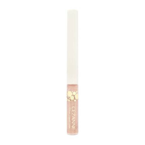 CEZANNE Glow Liquid Liner – Multi-Colored Glitter for Radiant Eyes 20 Moon Beige [With alcohol]