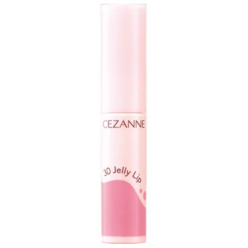 Cezanne 3D Jelly Lip – Plumping Liquid Lip with Glossy Finish and Long-Lasting Moisture 02 Milk Rose