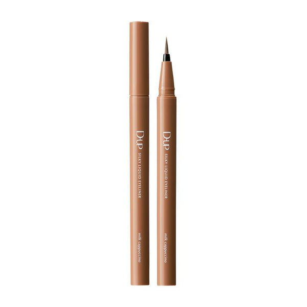 Silky Liquid Eyeliner WP – Ultra-Fine, Long-Lasting Waterproof Precision Liner Milk Cappuccino [With alcohol]