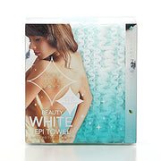[SOFT] Cogit Bi-White Epi Body Towel – Toalla Exfoliante de Microfibra con Platino, Proteína de Seda y Aceite de Argán