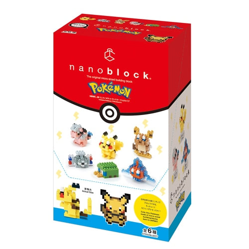 Nanoblock NBMC_08 Mini Nano Pokemon Electric Type - Random 1 Piece