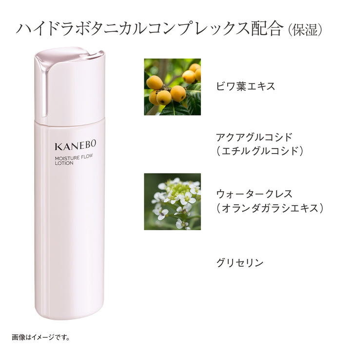 Kanebo Moisture Flow Lotion - Light, Moisturizing and Soothing lotion with fresh scent 180ml [With alcohol]