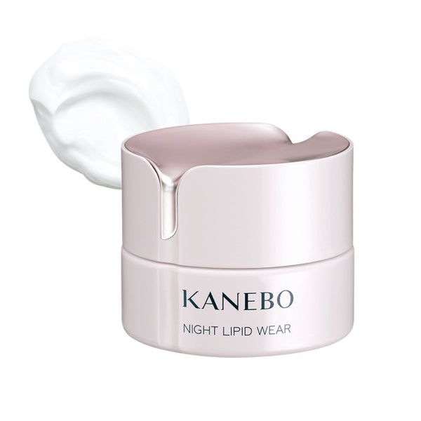 Kanebo Night Lipid Wear - Night Cream for Firm, Moisturized Skin with Sweet Tea and Bitter Orange Peel Extract for Dry and Normal Skin 40ml [Alcohol-free]