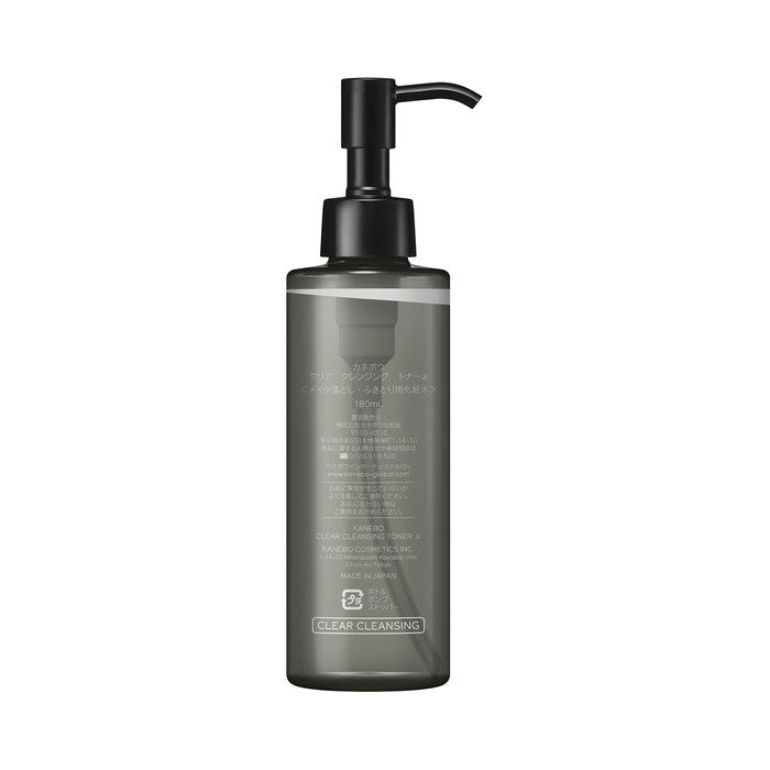 Kanebo Clear Cleansing Toner A – Refreshing Cleansing Toner for Clean, Moisturized Skin 180ml [With alcohol]