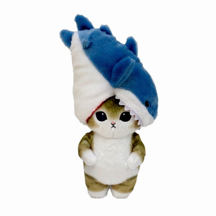 Mofusand Pettama Plush Toy (Biting)Shark Meow·Beige)