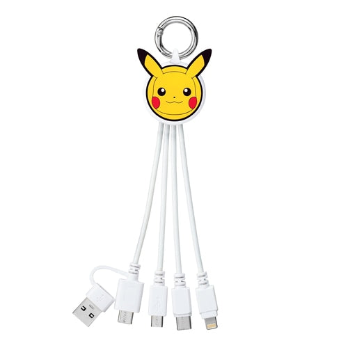 3in2 Multi Charging Cable Pikachu