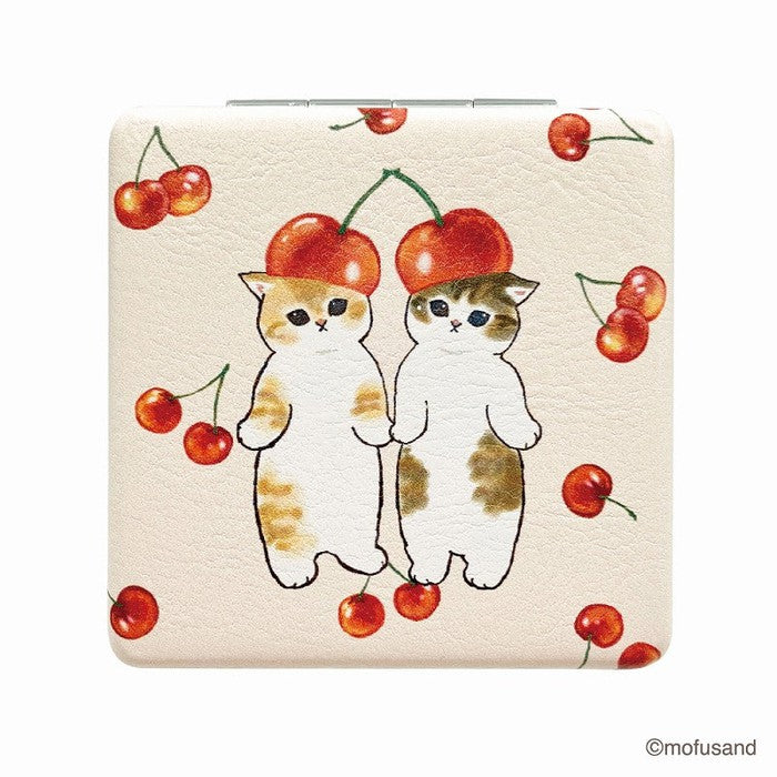 Mofusand Square Mirror (Cherries)