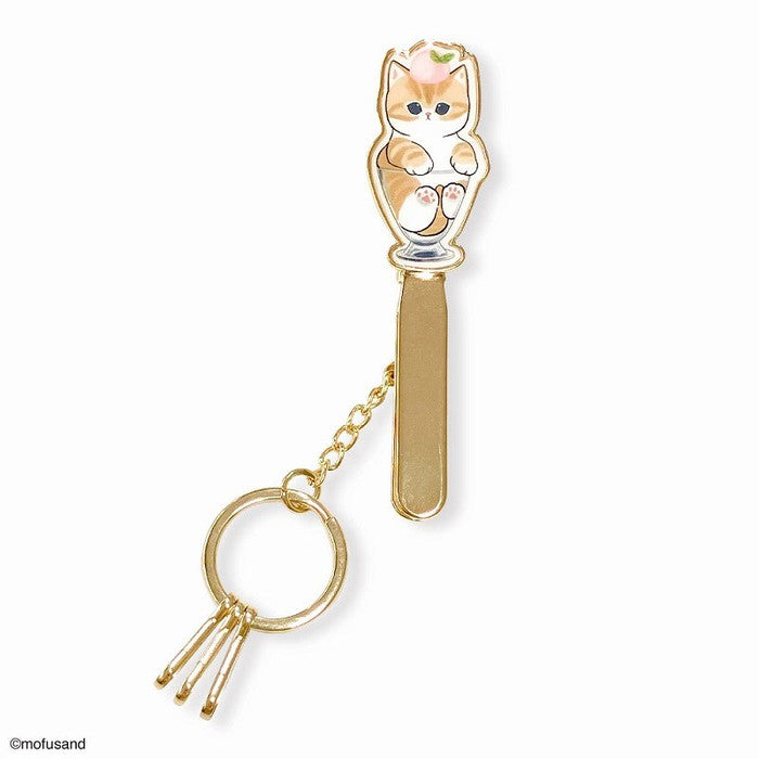 Mofusand Clip Key Charm (Parfait)