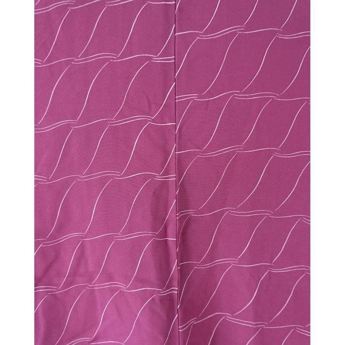 Haori – Plum Purple with Minimalist Line Pattern
