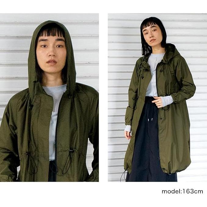 W by Wpc. Long Mods Raincoat – Waterproof Women's Hooded Rain Coat, 4 Colors