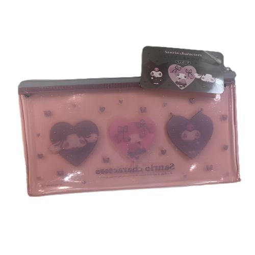 Character Mix Uruuru Heart Glitter Stationery Pouch