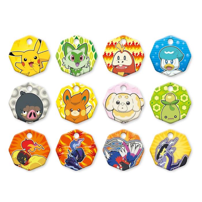 Pokémon Mini Metal Charm Keychain – Random Blind Pack (1 of 12 Designs)
