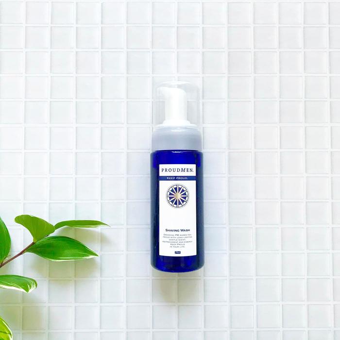 PROUDMEN Shaving Wash 150 mL – Amino Acid Foam Face Wash & Shaving Cleanser for Men [Alcohol-free]