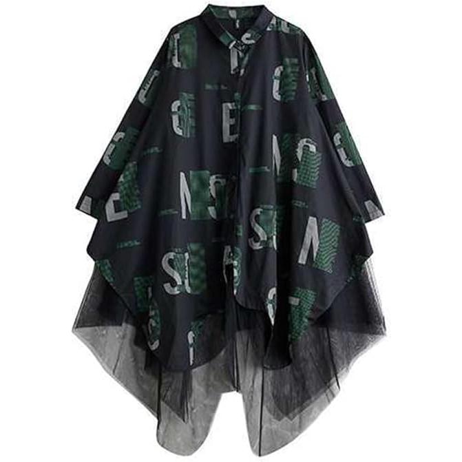 Minesam Long Shirt Dress - Black and moro FREE SIZE