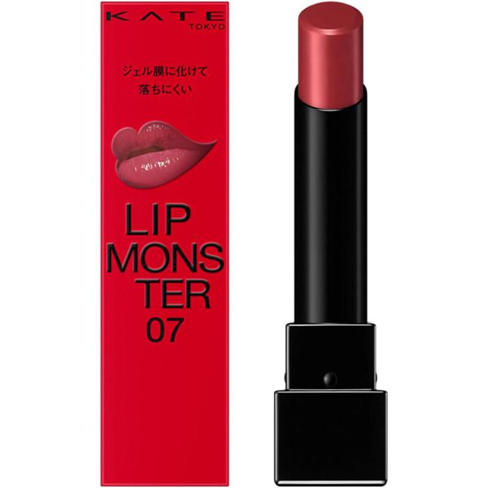 BESTSELLER! KATE Lip Monster – Long-Lasting & Moisturizing Lipstick (3g) | High-Pigment, Glossy Finish 07 Last Boss [Alcohol-free]