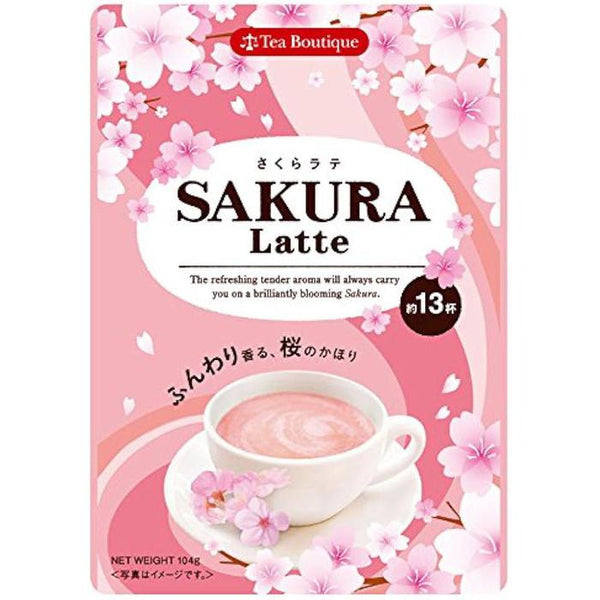 Tea Boutique Instant Sakura Latte 104g – Creamy Cherry Blossom Tea