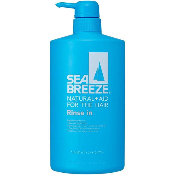 Sea Breeze Rinse In Shampoo – Refreshing Care with a Gentle Finish, 600ml [Alcohol-Free]