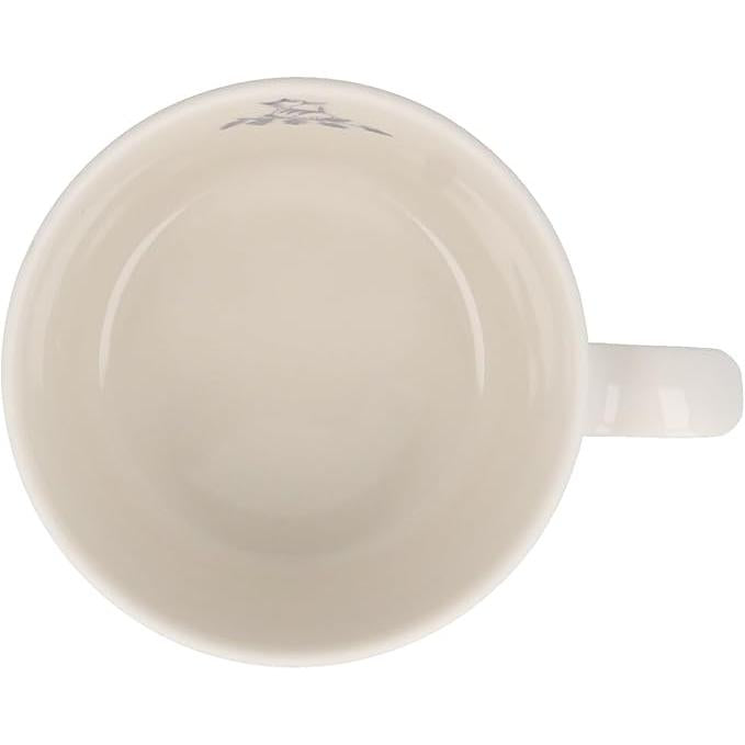 Moomin Blue Flora Ceramic Mug 260 ml – Cobana Small Flower Design | Yamaka Japan (Microwave & Dishwasher Safe)