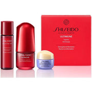 SHISEIDO Ultimune Trial Kit – Serum 15 ml + Lotion 30 ml + Cream 15 g Travel Set (With Alcohol)