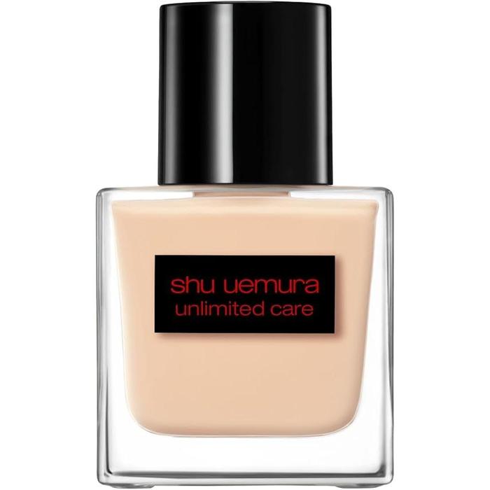 Shu Uemura Unlimited Care Shine Serum Foundation 35mL – Liquid Foundation with Niacinamide [Alcohol-free]