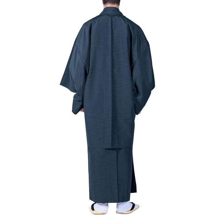 Kyoetsu Men’s Kimono & Haori Set – Pongee Fabric (Available in 3 colors)