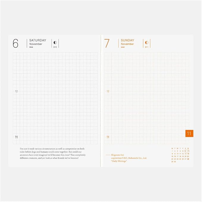 [English] Hobonichi Techo 2027 A6 – Original / Planner Arts&Science