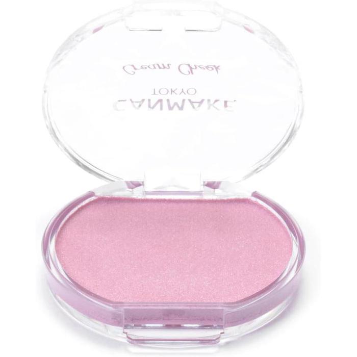 CANMAKE Cream Cheek (Pearl Type) P05 Pale Lilac 4.0g – Radiant Pink Lavender with Iridescent Pearl