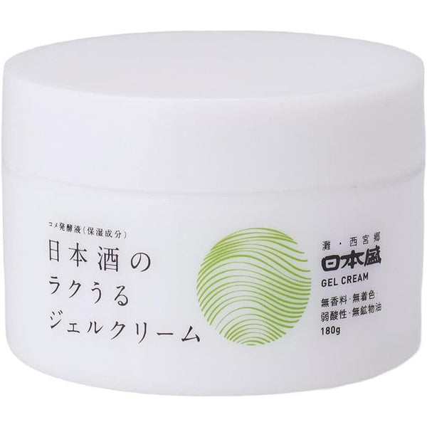 Japanese Sake Moisturizing Gel Cream All-in-One 180g (No Alcohol)