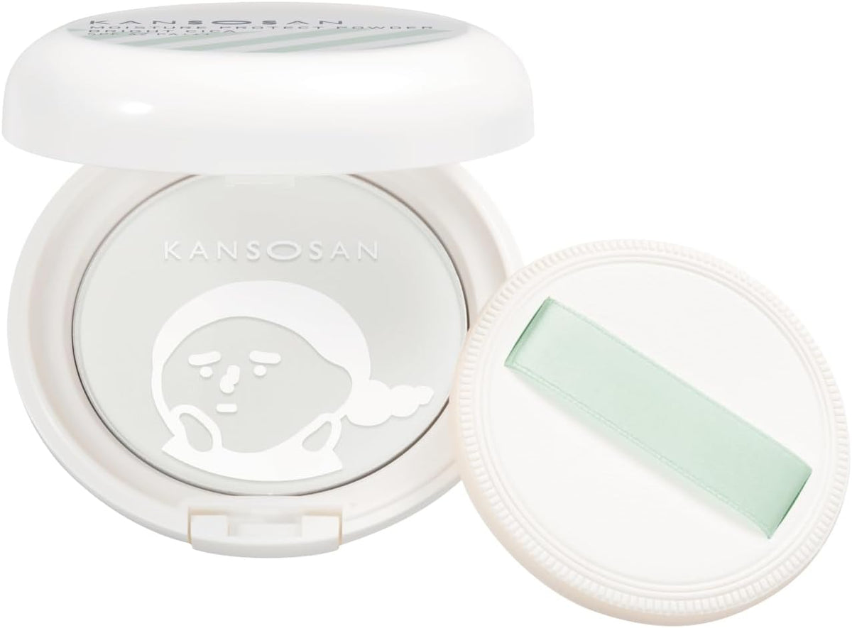 KANSOSAN Nawilżający Ochronny Puder do Twarzy Bright CICA SPF42 PA+++ 10g [Alcohol-free]