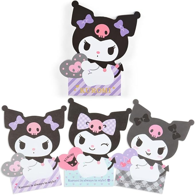 Sanrio Character Shaped Memo Pad – Cute Japanese Stationery, 84 Sheets