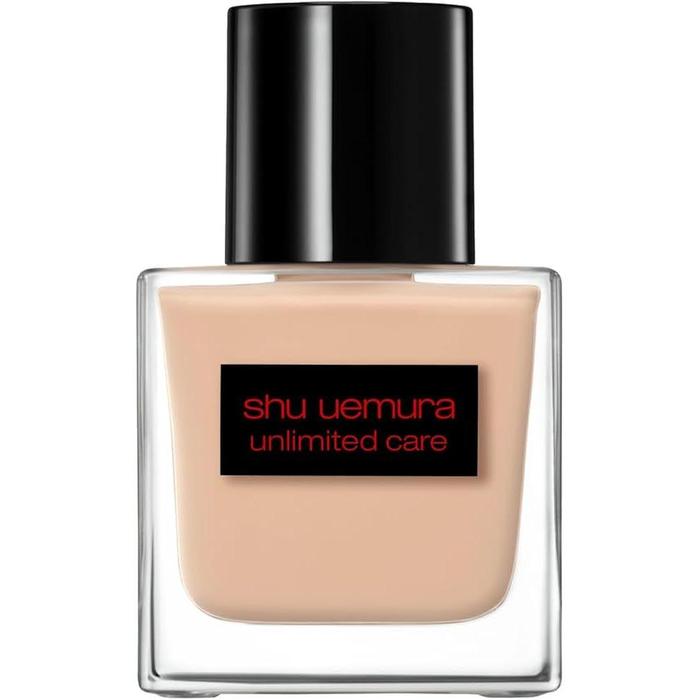 Shu Uemura Unlimited Care Shine Serum Foundation 35mL – Liquid Foundation with Niacinamide [Alcohol-free]