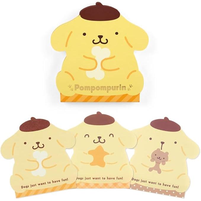 Sanrio Character Shaped Memo Pad – Cute Japanese Stationery, 84 Sheets