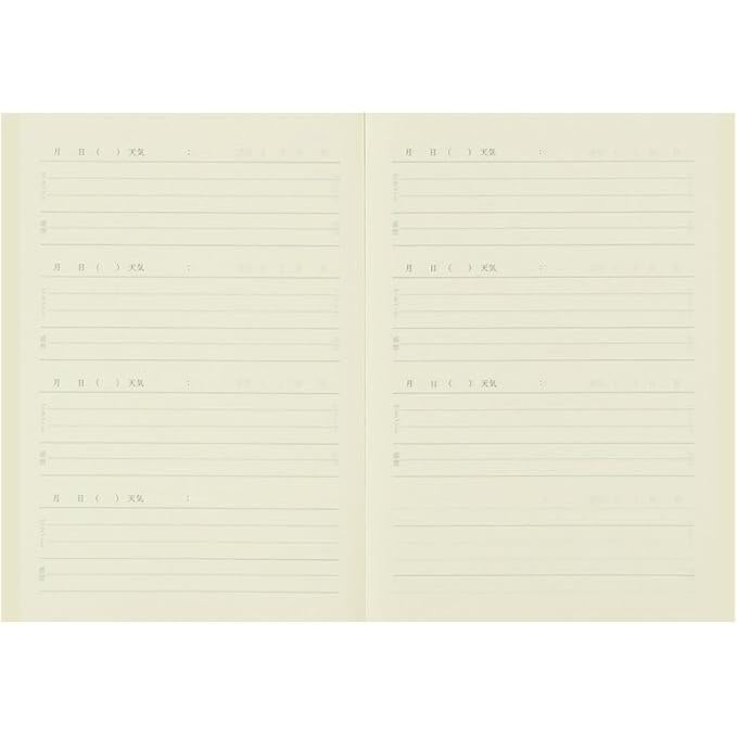 Midori Notebook Diary with Owl Motif – Relaxed Nighttime Journal