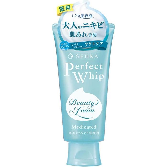 Senka Perfect Whip Acne Care – Gentle Cleanser for Clear, Healthy Skin [With Alcohol]