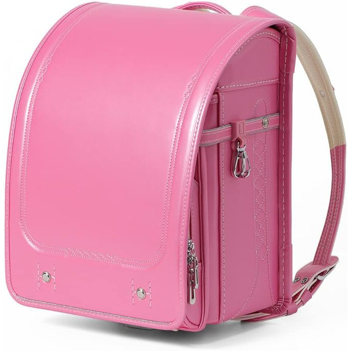 Japanese Elementary School Bag -Randoseru 4L Wide, Pink