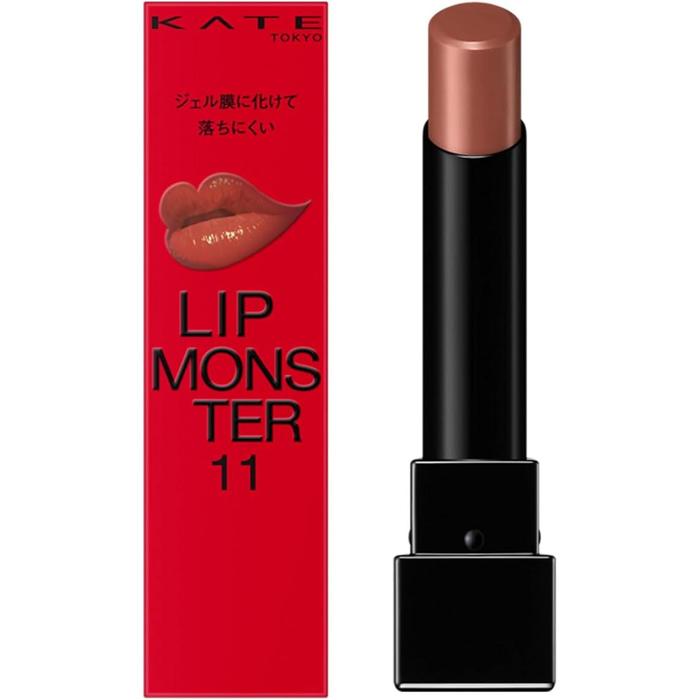 BESTSELLER! KATE Lip Monster – Long-Lasting & Moisturizing Lipstick (3g) | High-Pigment, Glossy Finish 02 Pink banana [Alcohol-free]