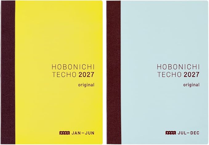 [Japanese] Hobonichi Techo 2027 Original A6 – Planificador Japonés de 1 Página por Día